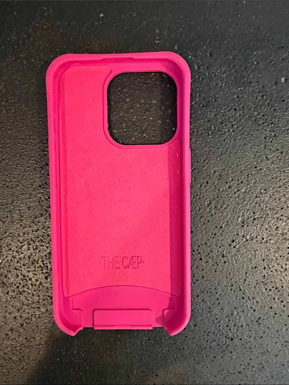 Caep Hot Pink Protective Silicone Phone Case- fit 15 Pro iPhone